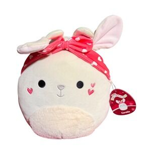 Squishmallows Coralie Bunny Rabbit Valentine Heart Plush 11 Inch
